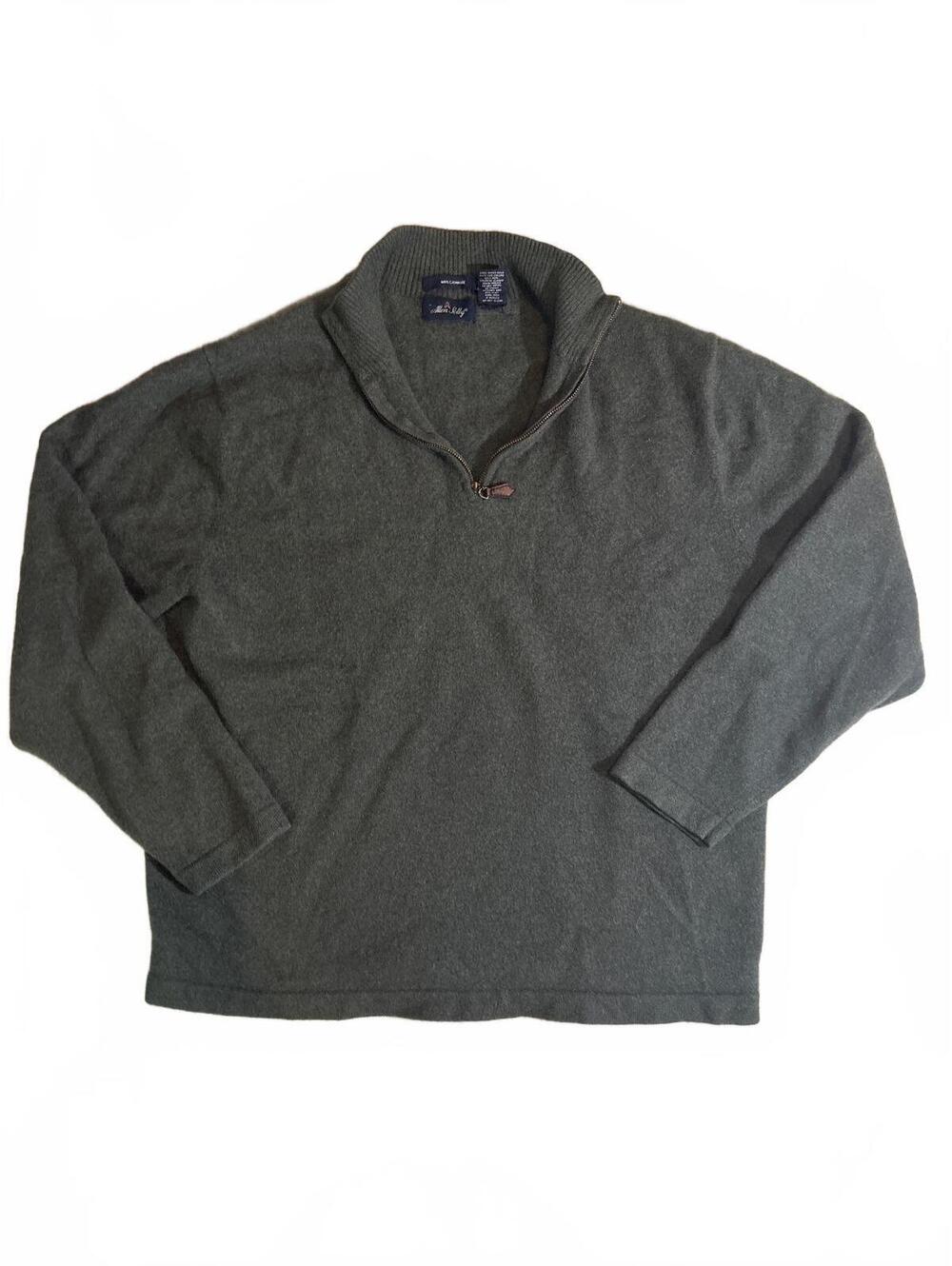 Allen Solly Men 100% Cashmere 1/4 Zip - Medium (see measurements)